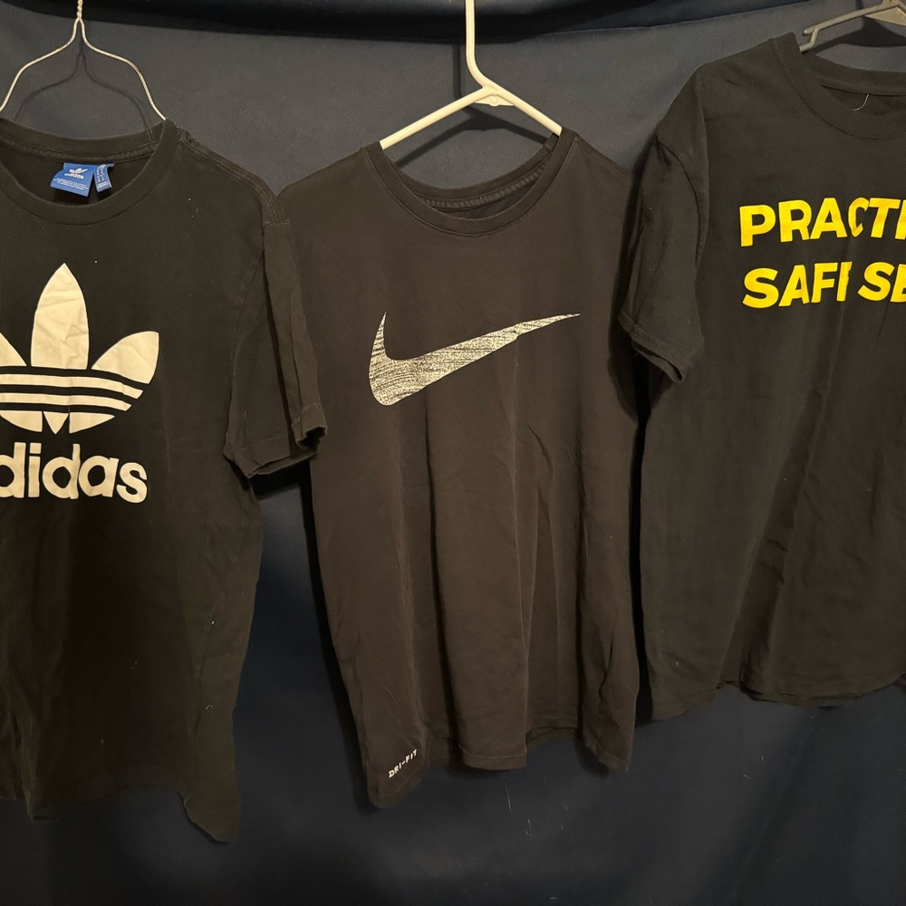 Mens Black T-Shirts